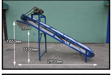 Sistem Conveyor Meja Plastik 1.1kw Mesh Conveyor Belt 2950 * 1650 * 1000mm